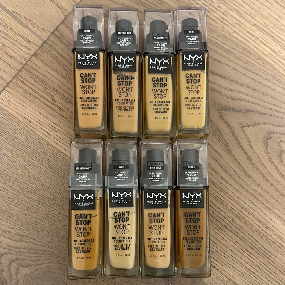 NYX Can't Stop Won't Stop Foundation Set